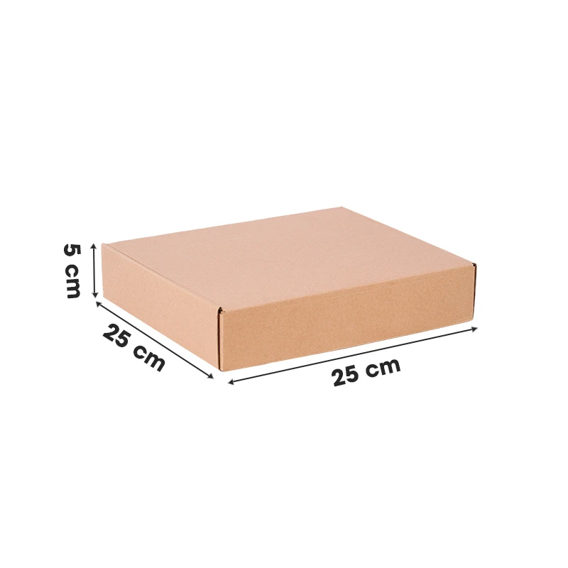 Hộp Carton nắp cài 25x25x5